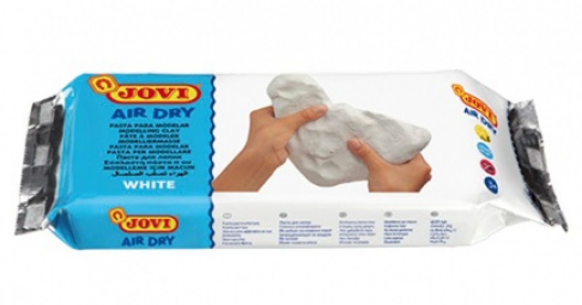 Air Dry Modelling Clay White Jovi G Stationery